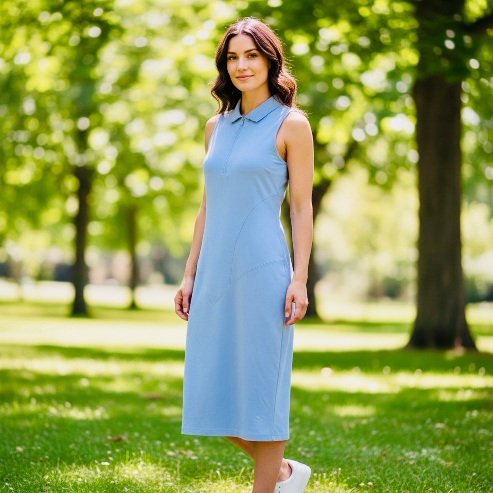 Puma Light Blue Midi Dress